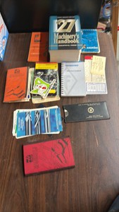 CNC reference guides, tap drill chart, handbooks