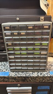60-DRAWER hardware storage chest
