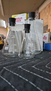 (3) KARTER  Glass Beakers