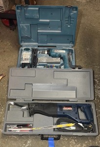 MAKITA 6095D 9.6V cordless driver drill Ryobi reciprocating saw