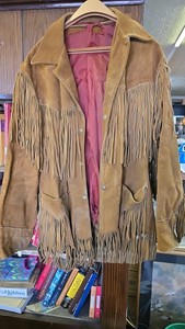 Fringe Leather Jacket Tregos Westwear