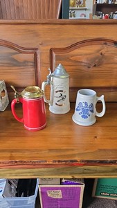 2 Steins Barracuda and Military Eagle and Red