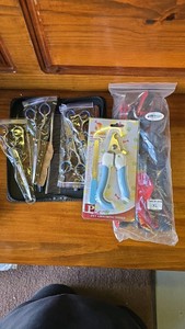 Dog Grooming Kit, Nail Clippers and 2 in 1 Harness and Leash