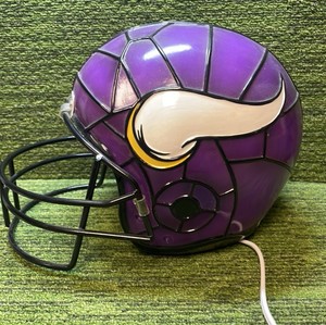 Minnesota Vikings Unique Art Lamp Glowing Night Light -Light works