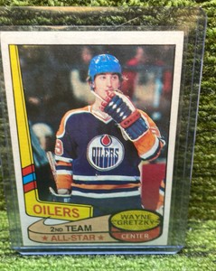 1980 Topps, NHL Wayne Gretzky Oilers -second year team All-Star