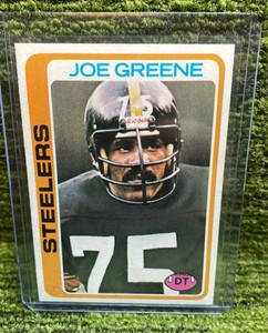 1978 Topps, Joe Greene, Pittsburgh Steelers Defensive Tackle HOF