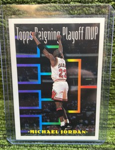 1994 Topps, NBA Michael Jordan Reigning Playoff MVP Chicago Bulls