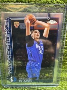 2025 Topps Chrome basketball Cooper Flagg RC Rookie Card Dallas Mavericks