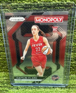 2024 Panini PRIZM Monopoly, Caitlin Clark, RC rookie card, Indiana Fever