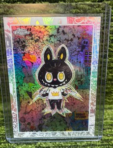 2025 Topps Chrome Labubu the Monsters 10th Anniversary Refractor POP MART