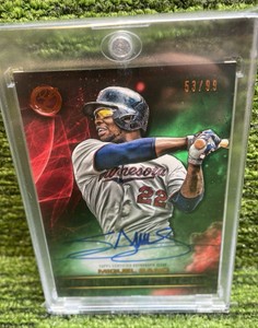 2016 Topps Certified Autograph Issue Miguel SANO Autograph on card 99 Minnesota Twins