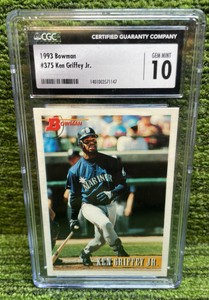 1993 Bowman Ken Griffey Jr. CGC graded GEM MINT 10 Seattle Mariners
