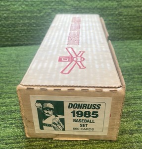 1985 Donruss Baseball complete set 660 cards with puzzle cards, partially sealed