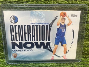 2025 Topps NBA Cooper Flagg Generation Now Insert RC rookie card Dallas Mavericks