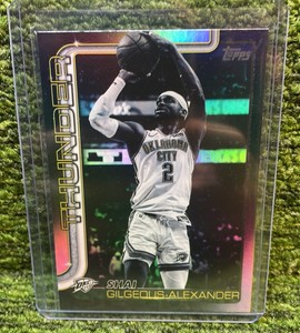 202526 Topps Flagship Blackout SHAI GILGEOUS  Alexander- All Blackout- Oklahoma City Thunder