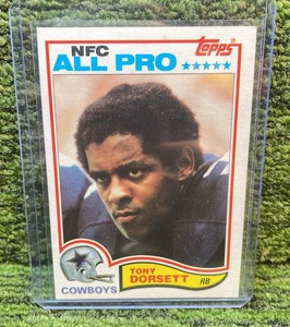 1982 Topps NFL, Tony Dorsett NFC All Pro Dallas Cowboys