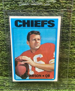 1972 Topps NFL, Len Dawson, Kansas Kansas City Chiefs HOF  QB