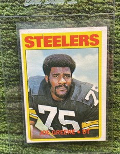 1972 Topps NFL Joe Greene Pittsburgh Steelers