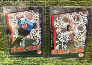 2026 Topps Chrome Winter Olympics, Apollo Ono and Christie Yamaguchi- For Pride and Country Inserts