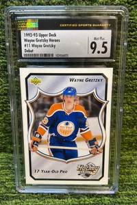 199293 Upper Deck Wayne Gretzky Heroes CSGCGC Graded 9.5