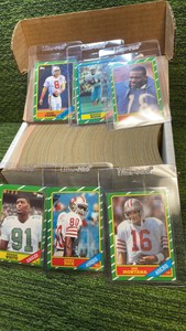 1986 Topps NFL complete set(#1-396) Jerry Rice & Steve Young Rookies Iconic