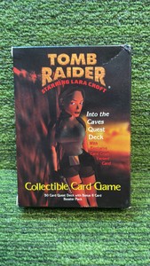 1999 Tomb Raider LARA  CROFT collectible card game 50 card deck Into The Caves Quest