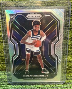 202021 PRIZM Jaden McDaniels rookie card RC Silver Refractor
