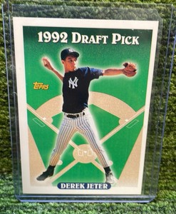 1993 Topps Derek Jeter Draft Pick Rookie Card RC New York Yankees