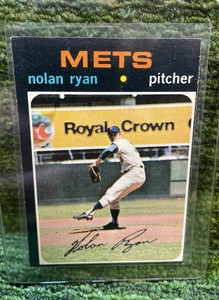 1971 Topps Baseball Nolan Ryan, New York Mets