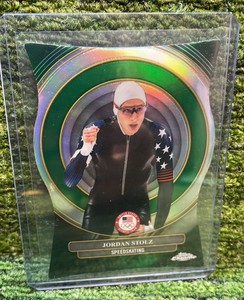 2026 Topps Chrome Winter Olympics, Jordan Stultz Case Hit Die Cut Team USA