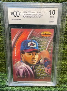1994 Ted Williams Derek Jeter Collection- Derek Jeter BCCG graded 10