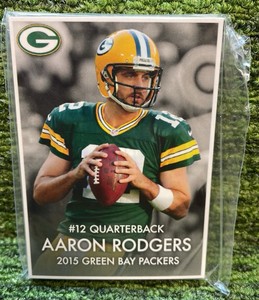 2015 Green Bay Packers Police Team Set- Aaron Rodgers