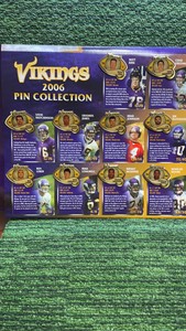 2006 Vikings Pin Collection, 22 in Total