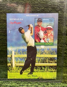 Tiger Woods Millennium SOMALIA Stamp