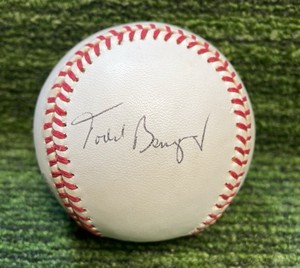 TODD BENZINGER Autographed RAWLINGS Official Ball