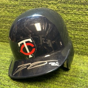 Carlos Gomez Autographed mini TC Helmet Minnesota Twins