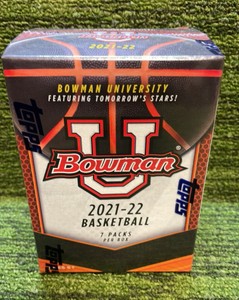 202122 Bowman U Basketball Blaster box, 7 packs, 28 total cards