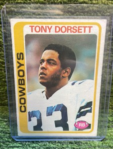 1978 Topps, Tony Dorsett Rookie Card Dallas Cowboys HOF