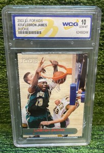 2003 S.I.for Kids LeBron James rookie RC graded 10