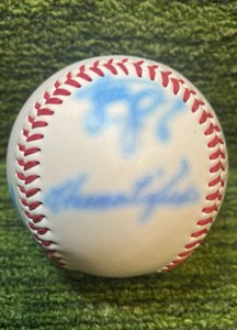 Harmon Killebrew Autograph, along with other Twins, Michael, Kadeer, and more . poor condition autographs have faded, but still COOL