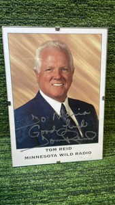 TOM REID Minnesota, Wild Radio Autograph Portrait