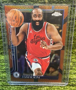 202526 Topps Chrome Basketball James Harden basketball framed insert- L.A.Clippers