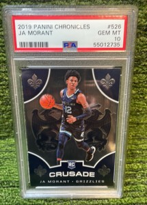 2019 Panini Chronicles Crusade JA MORANT PSA graded 10 Grizzlies