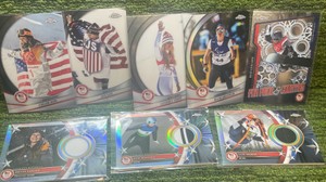 2026 Topps Chrome Winter Olympics mixed lot, Lindsey Vaughn, patch cards, Authentic Insert and Refractor