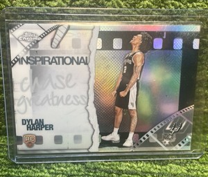202526 Topps Chrome basketball Dylan Harper Rookie card RC Inspirational Insert San Antonio Spurs REFRACTOR