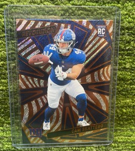 2025 Revolution CAM  SKATTEBO rookie card, New York Giants RB RC