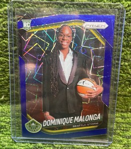 2025 PRIZM WNBA Blue Velocity Dominique MALONGA rookie card Seattle Storm RC