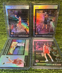 2025 Panini Chronicles Caitlin Clark Silver Foils (4 Total)