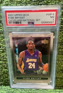 2007 Upper Deck Kobe Bryant Cleveland National Set PSA graded 7 LA Lakers