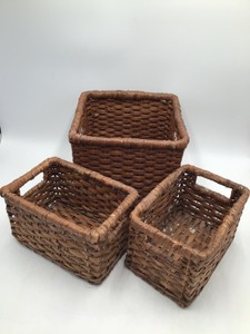 Set of 3 Wicker Baskets